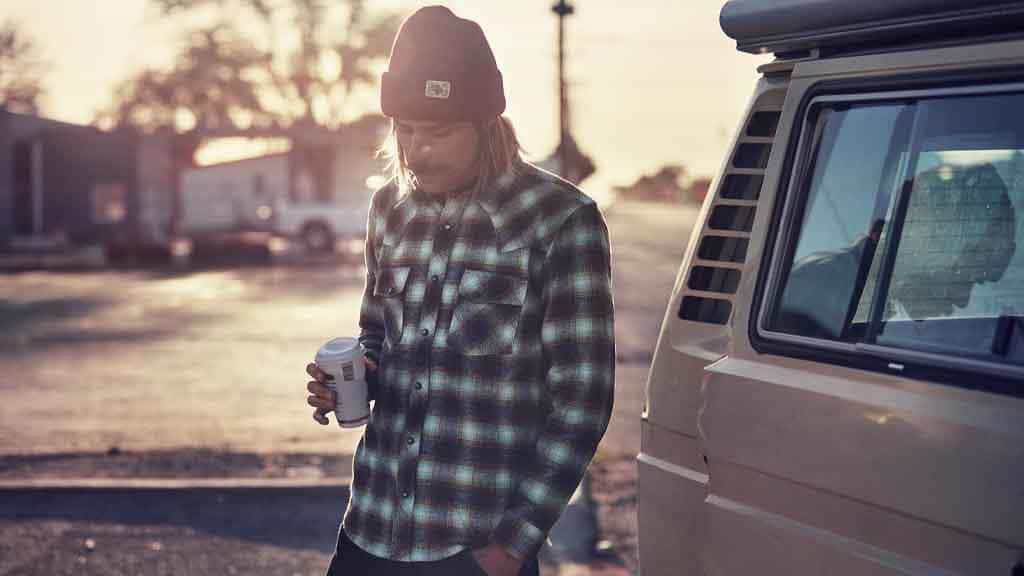 Flannel shirts and western shirts at hepcat store, yellowstone style 