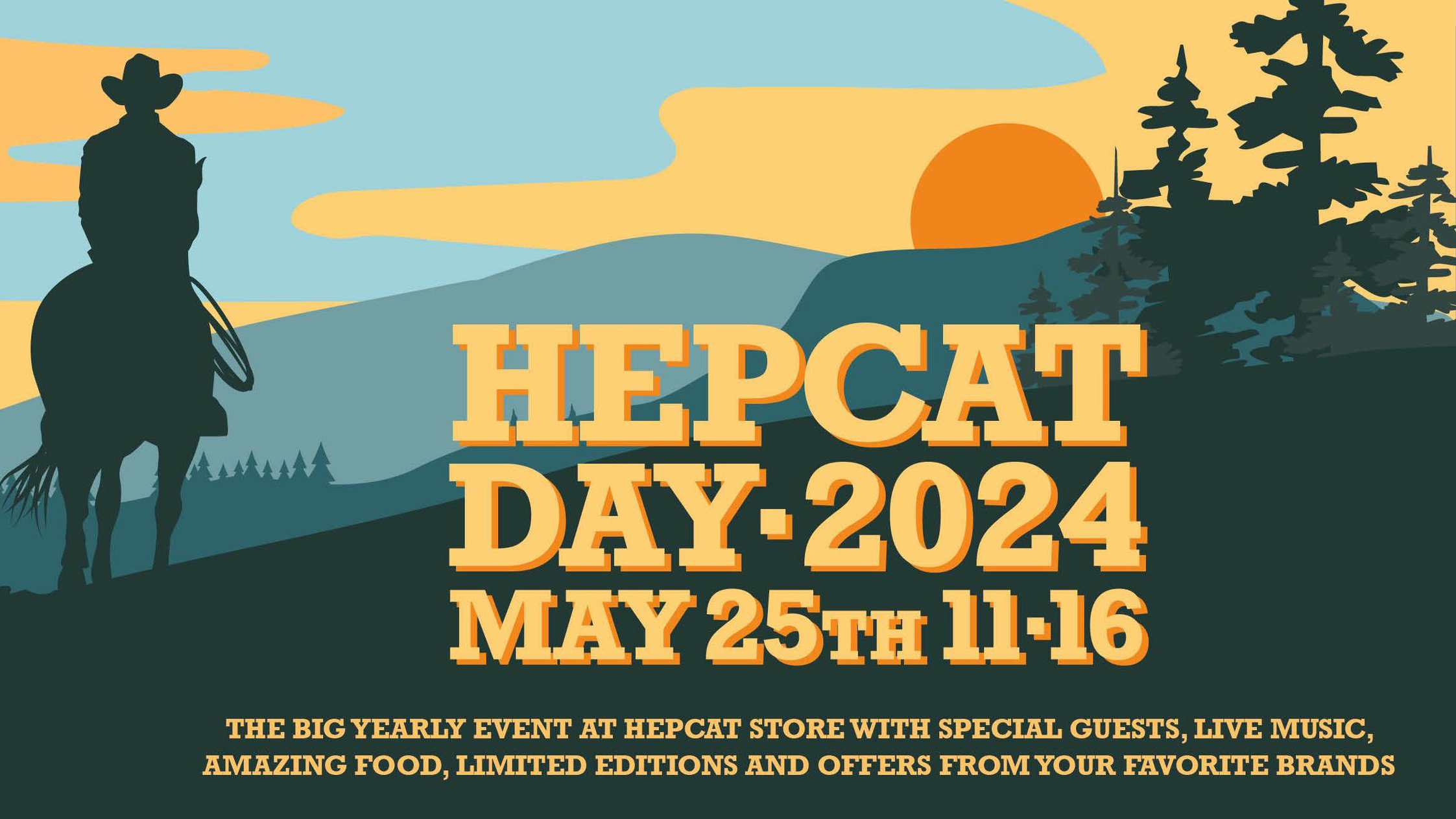 The Big Annual Party at the store! HepCat Day!