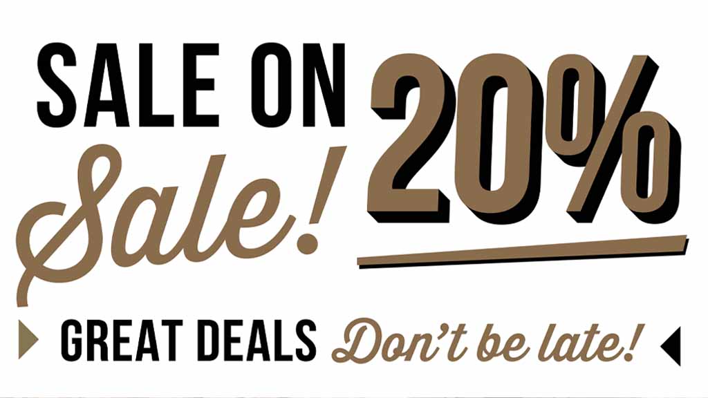Sale on Sale 20