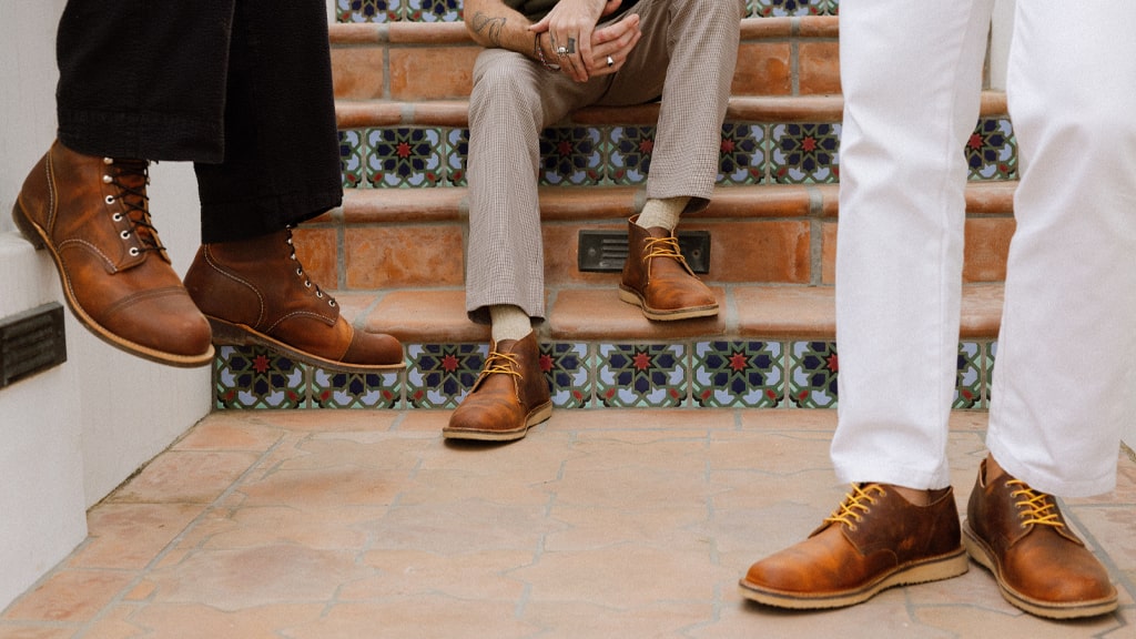 mens summer shoes and boots from brands like Red Wing Boots and Shoes, and Astorflex. Premium materials for long lasting summer styles.