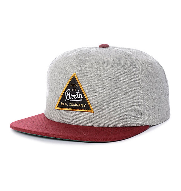 burgundy snapback hat