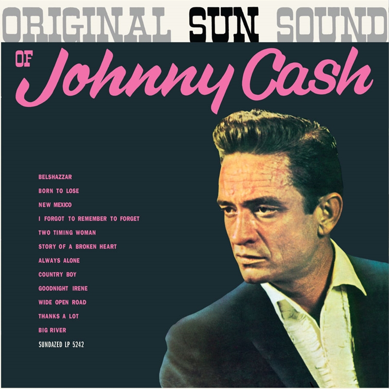 Johnny Cash Original Sun Sound LP