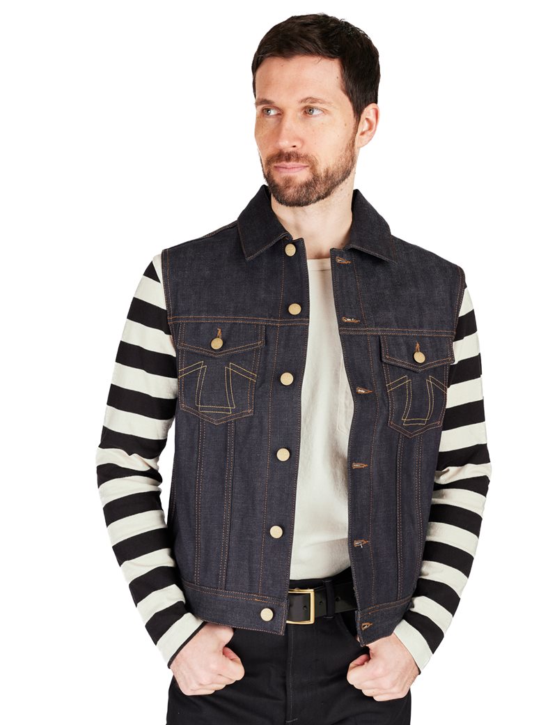 Raw Denim Overalls Iron Heart Selvedge Overalls IH-526SV 21oz