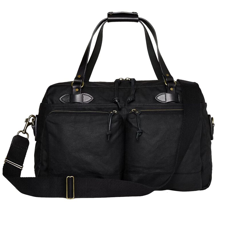 Filson - 48 Hour Tin Cloth Duffle Bag - Black
