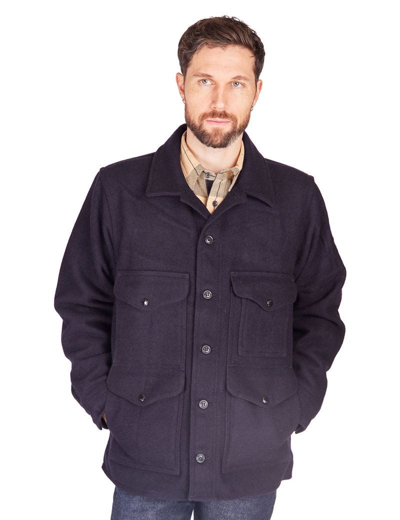 Filson - Mackinaw Wool Cruiser Jacket - Dark Navy