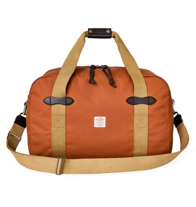 Filson - Medium Tin Cloth Duffle Bag - Rust