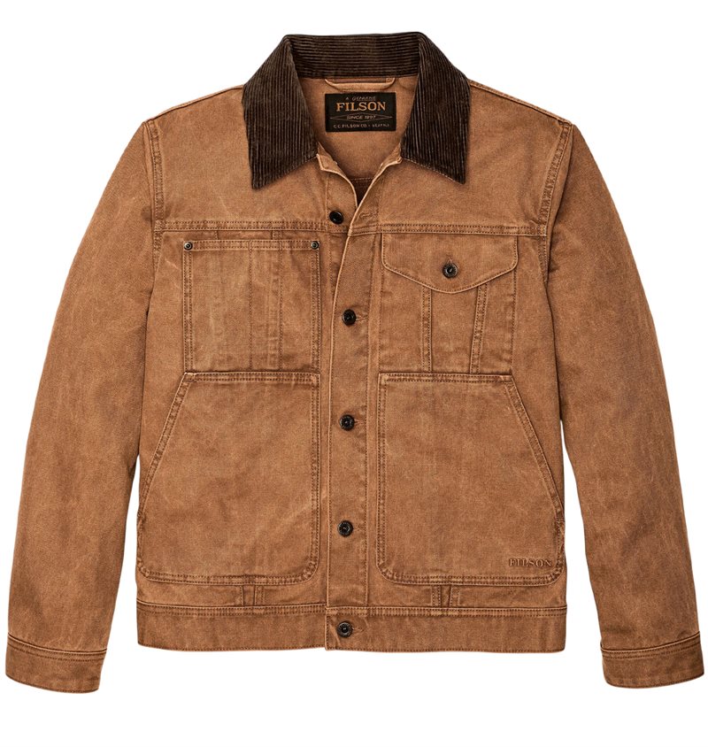 Filson - Rustic Canvas Short Cruiser Jacket - Dry Tin Whiskey