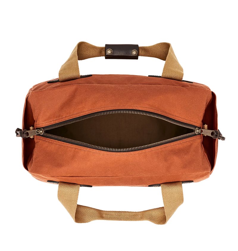 Filson - Small Tin Cloth Duffle Bag - Rust