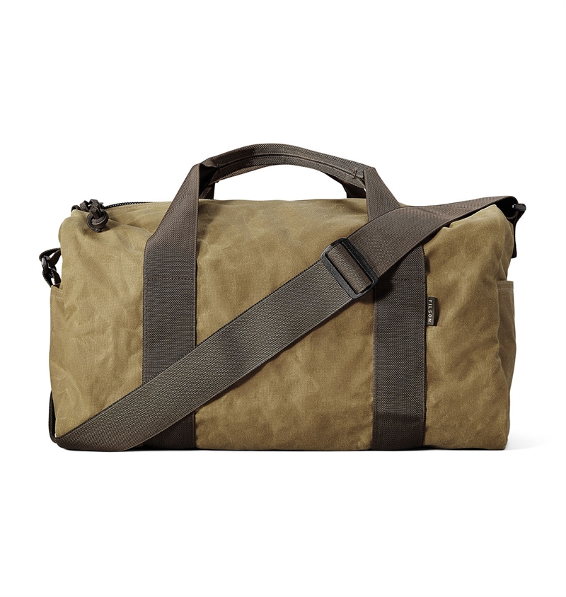 Filson Tin Cloth Field Duffle Bag Small Dark Tan