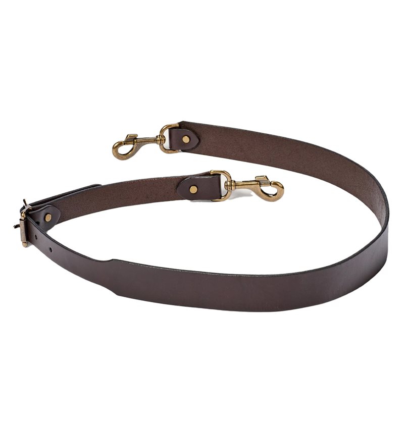 Filson Wide Leather Shoulder Strap Brown