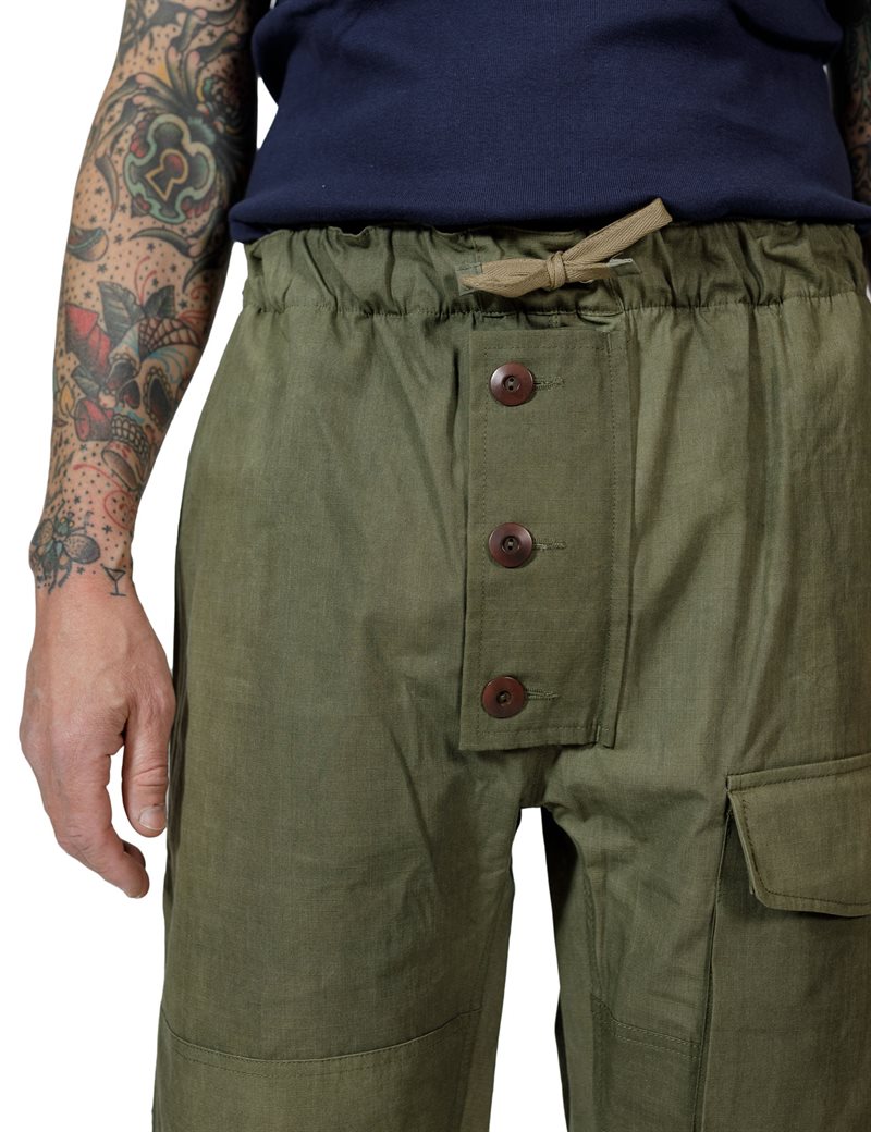 Fleurs De Bagne - The Submariner Pants - Khaki