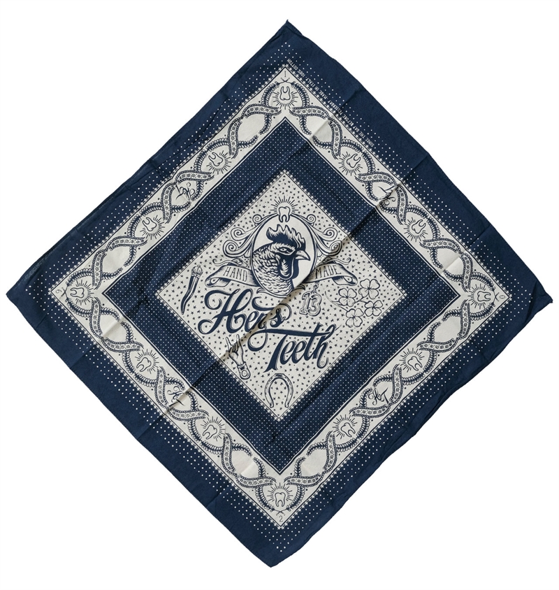 Hens Teeth Lucky Symbols Bandana