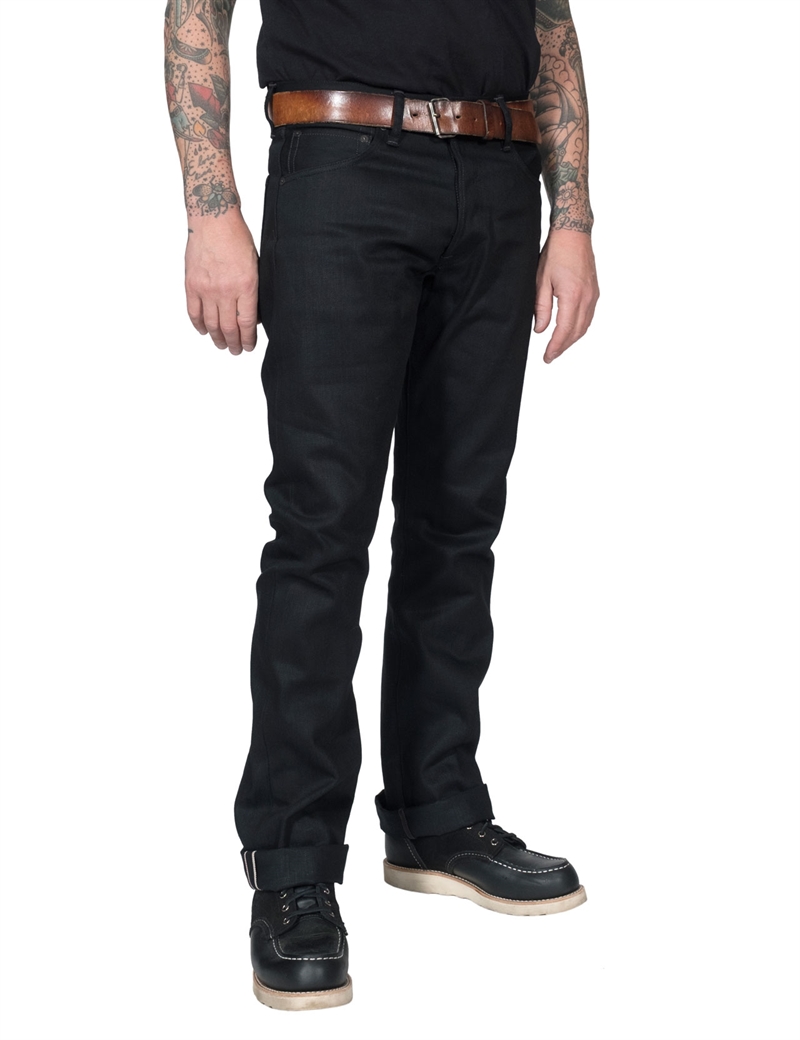 Indigofera Hawk Jeans Gunpowder Black Selvage Jeans 14oz