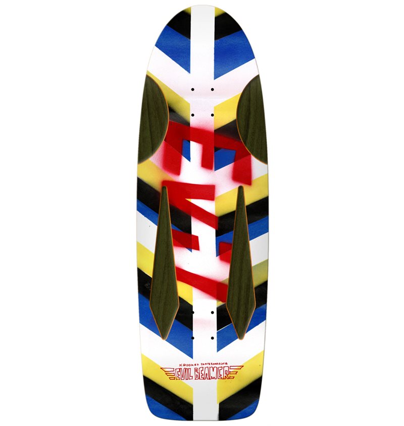 KROOKED - Krooked EVIL BEAMER SHAPED LTD DECK ビーマー HGKRKD398_TxideYCBOqjv0pVX.jpg