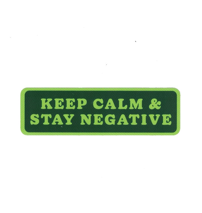 Mangobeard - Keep Calm & Stay Negative - Sticker | Sverige