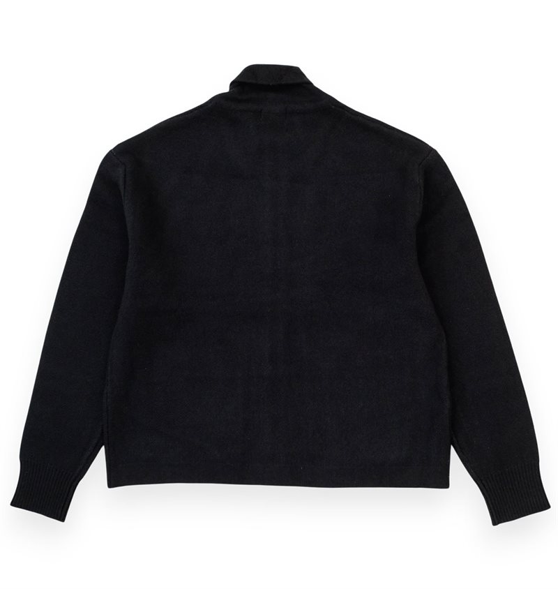 70's USA製 Pendleton XL black cardigan Pendleton - Jacquard Motif Zip Cardigan - Black