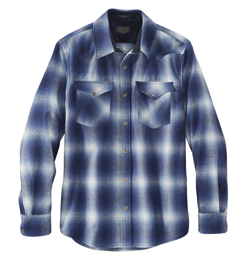 Pendleton - Western Wool Canyon Shirt - Blue Ombre