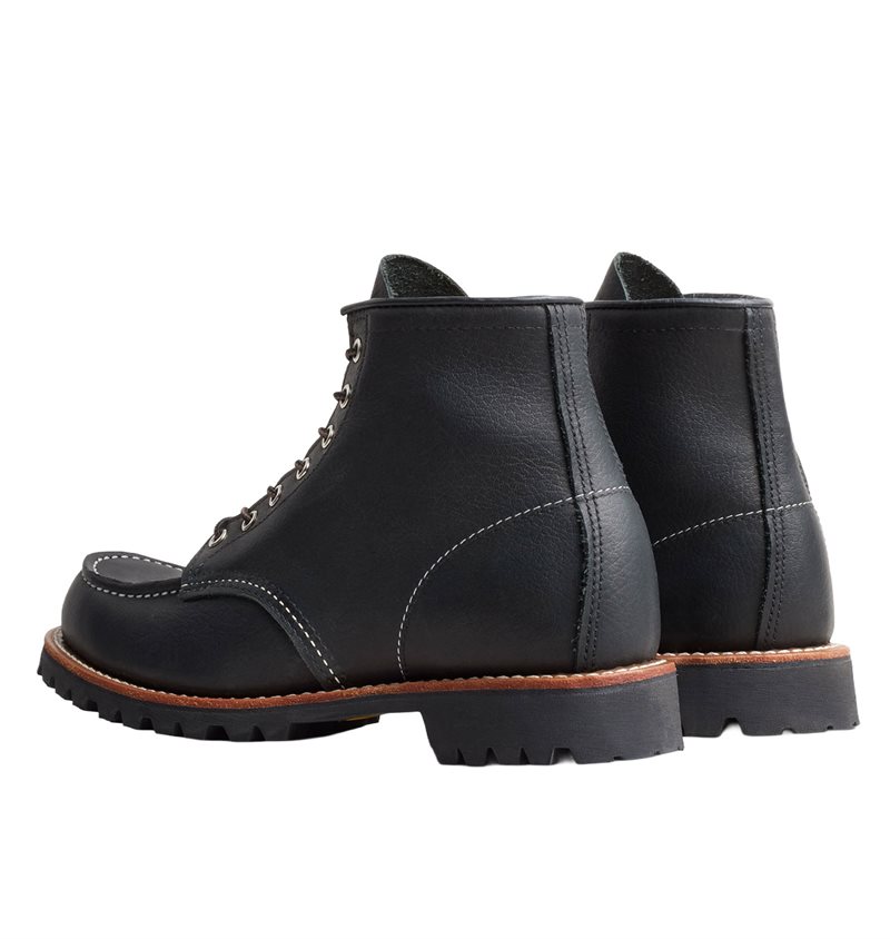 Red Wing Shoes 2949 6-Inch Roughneck Moc Toe - Oil Slick Black
