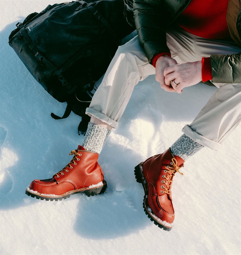 Red Wing Shoes 8209 6-Inch Norway Moc Toe Boot - Oro-Russet Portage LI