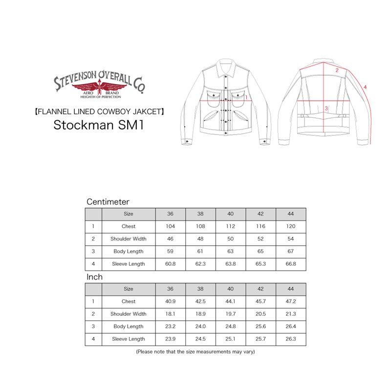 Stevenson Overall Co. - Stockman Flannel Lined Cowboy Denim Jacket - I