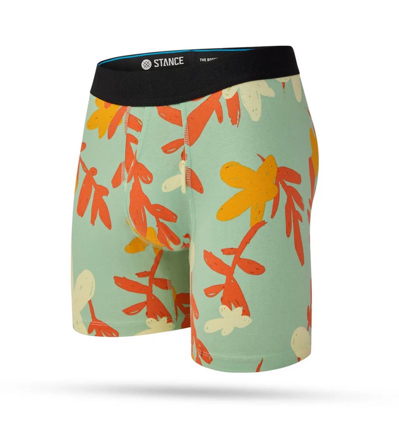 Stance Boxershorts OG Brief – Grau, Aus 91% Baumwolle & 9% Elasthan, Mit Engem Beinabschluss
