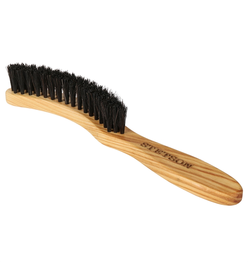 Stetson Hat Brush Dark Bristles