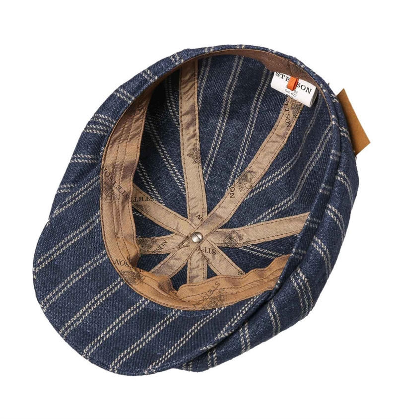 stetson hatteras linen newsboy cap