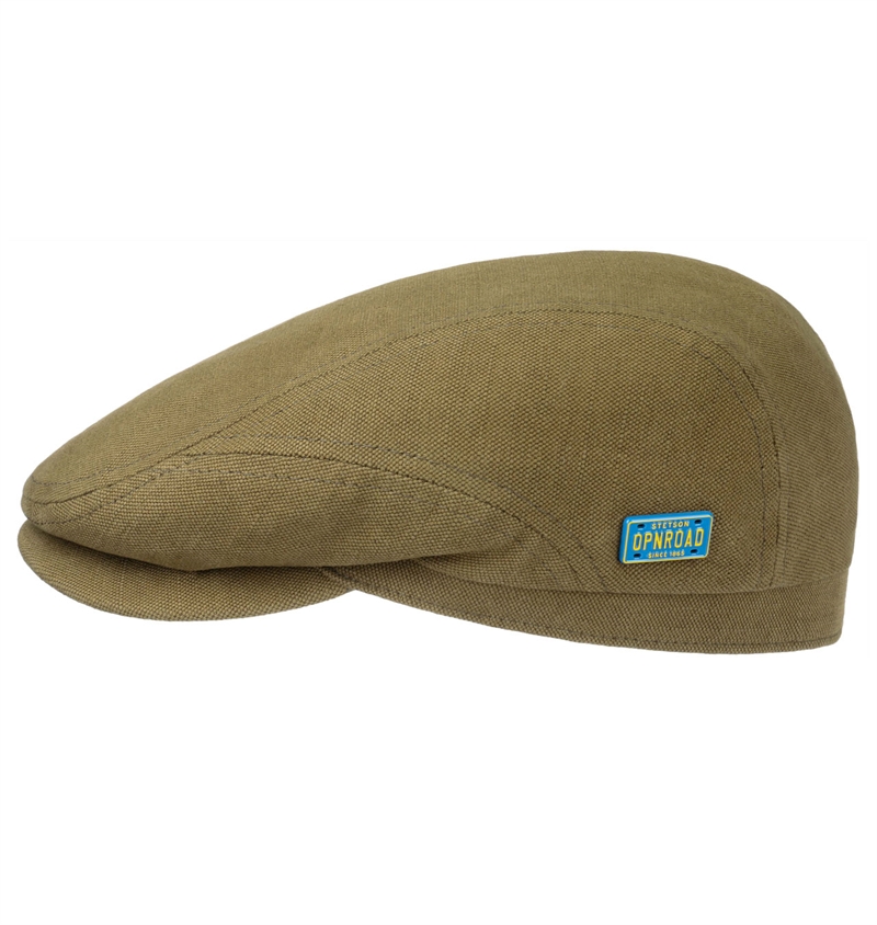 Stetson Leadville Flat Cap Khaki