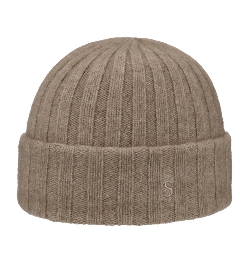 Stetson - Surth Cashmere Sustainable Knit Beanie - Brown | Sverige