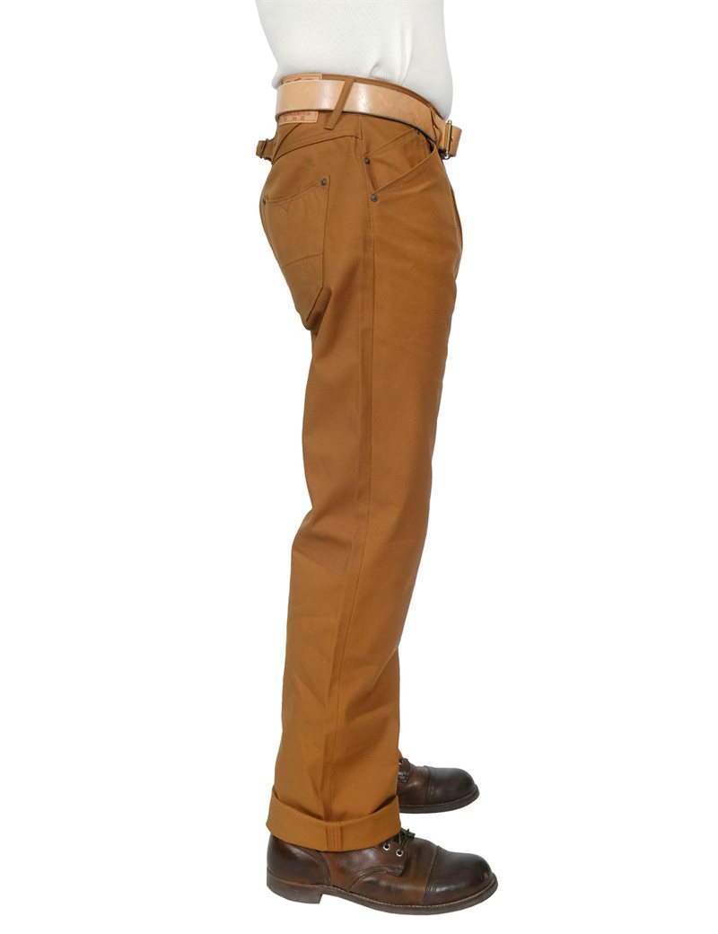 Stevenson Overall Co. - 280 Visalia Selvage Canvas Pants - Brown Duck