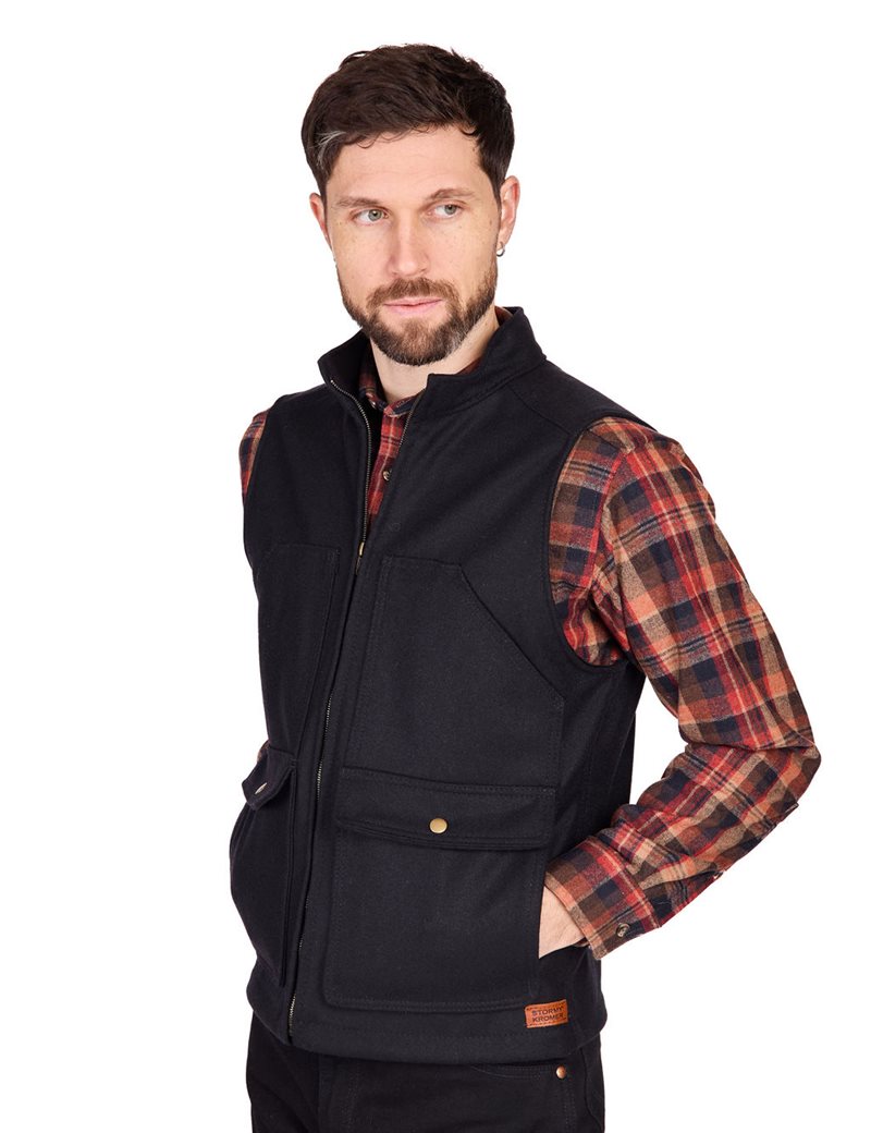 Stormy Kromer The Steelhead Wool Vest Black Sverige