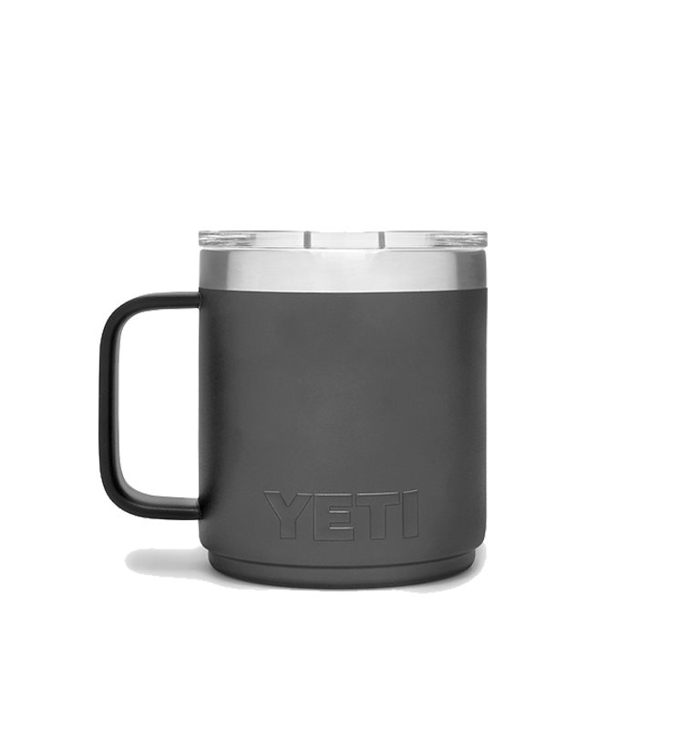 YETI Rambler 10 Oz Stackable Mug With Magslider Lid YRAM10MS Black