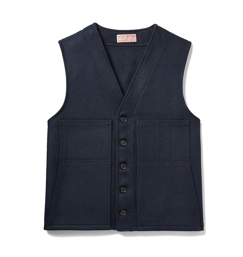 Filson - Mackinaw Wool Vest - Navy