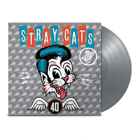  Stray Cats 40  Ltd Silver Vinyl LP