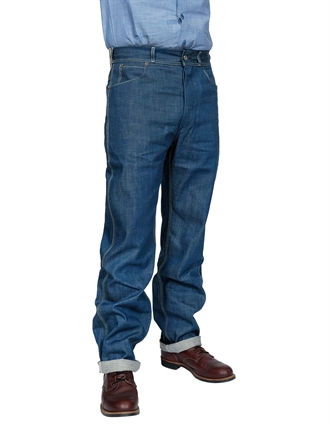 Blue Blanket - IJ1 Striped Denim Pants - 11 oz