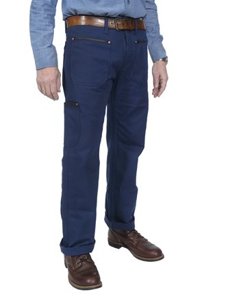 BLUE BLANKET - P38 BANDIT PHOTOGRAPHER CANVAS WORK PANTS COLLAB - 11OZ