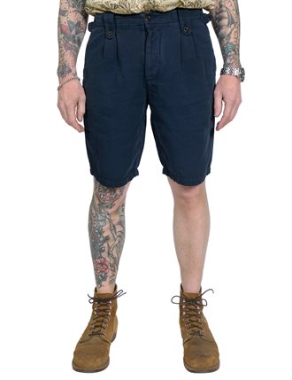 CHESAPEAKES - LINEN FIELD SHORT - NAVY BLUE
