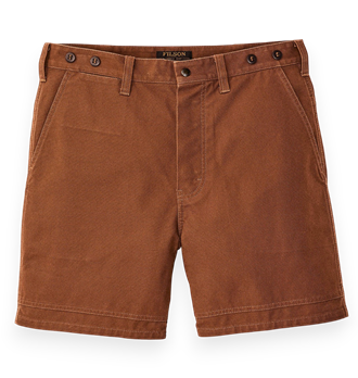 FILSON - DRY TIN CLOTH SHORTS - WHISKEY