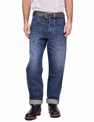 Stevenson Overall Co. - Grass Valley 350 Rigid Selvage Denim Jeans - 1