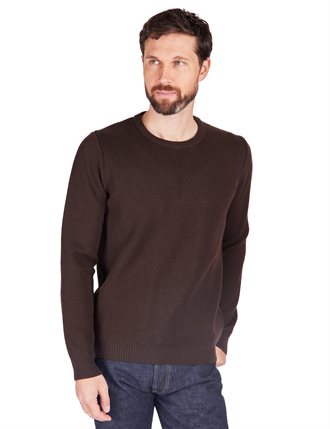 NITTO - YOURI WOOL SWEATER - BROWN