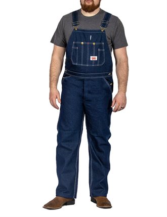 ROUND HOUSE - BLUE DENIM OVERALLS