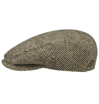STETSON - KENT LIFTON FLAT CAP BEIGE - BROWN