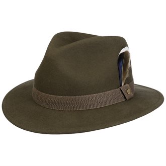 STETSON - TALIVO TRAVELLER WOOL HAT - OLIVE