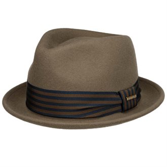 STETSON - WOOLFELT PLAYER HAT - BROWN
