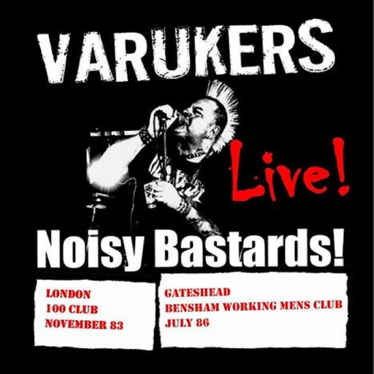 Varukers, The - Live Noisy Bastards - LP