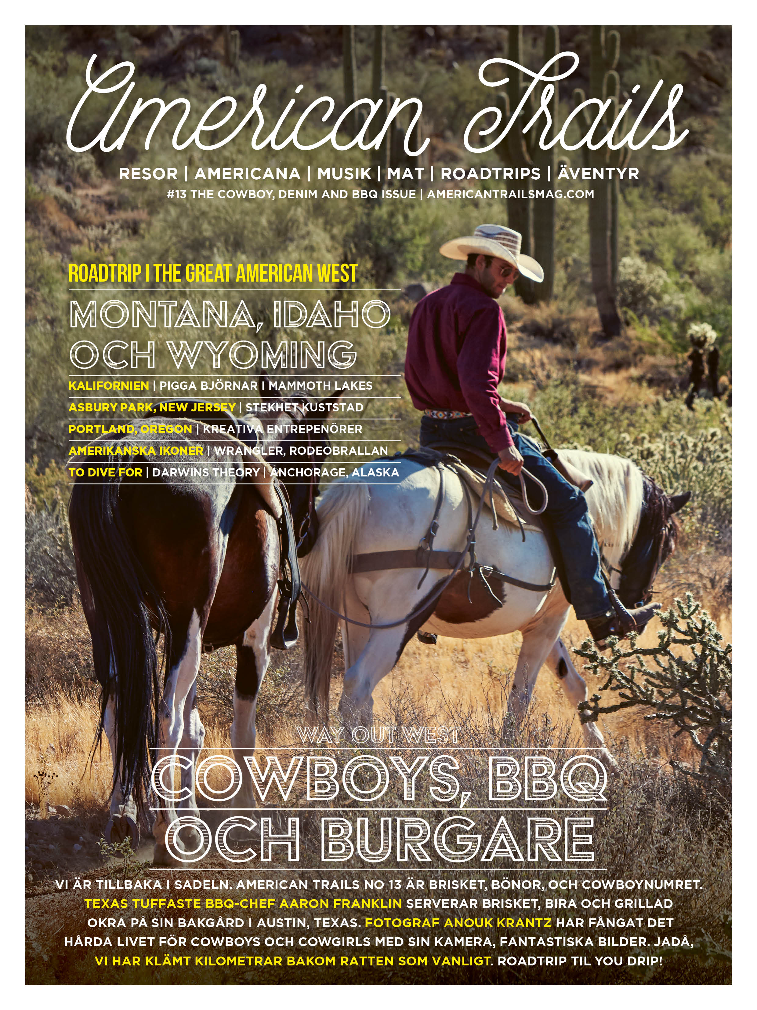 American Trails #13 - The Cowboy, Denim And BBQ Issue (Swedish Edition)