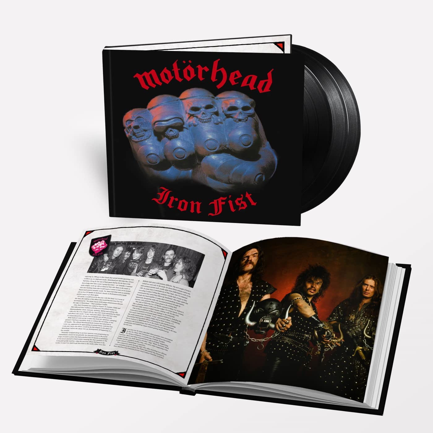 Motörhead - Iron Fist (40th anniversary)(+ Book) - 3 x LP