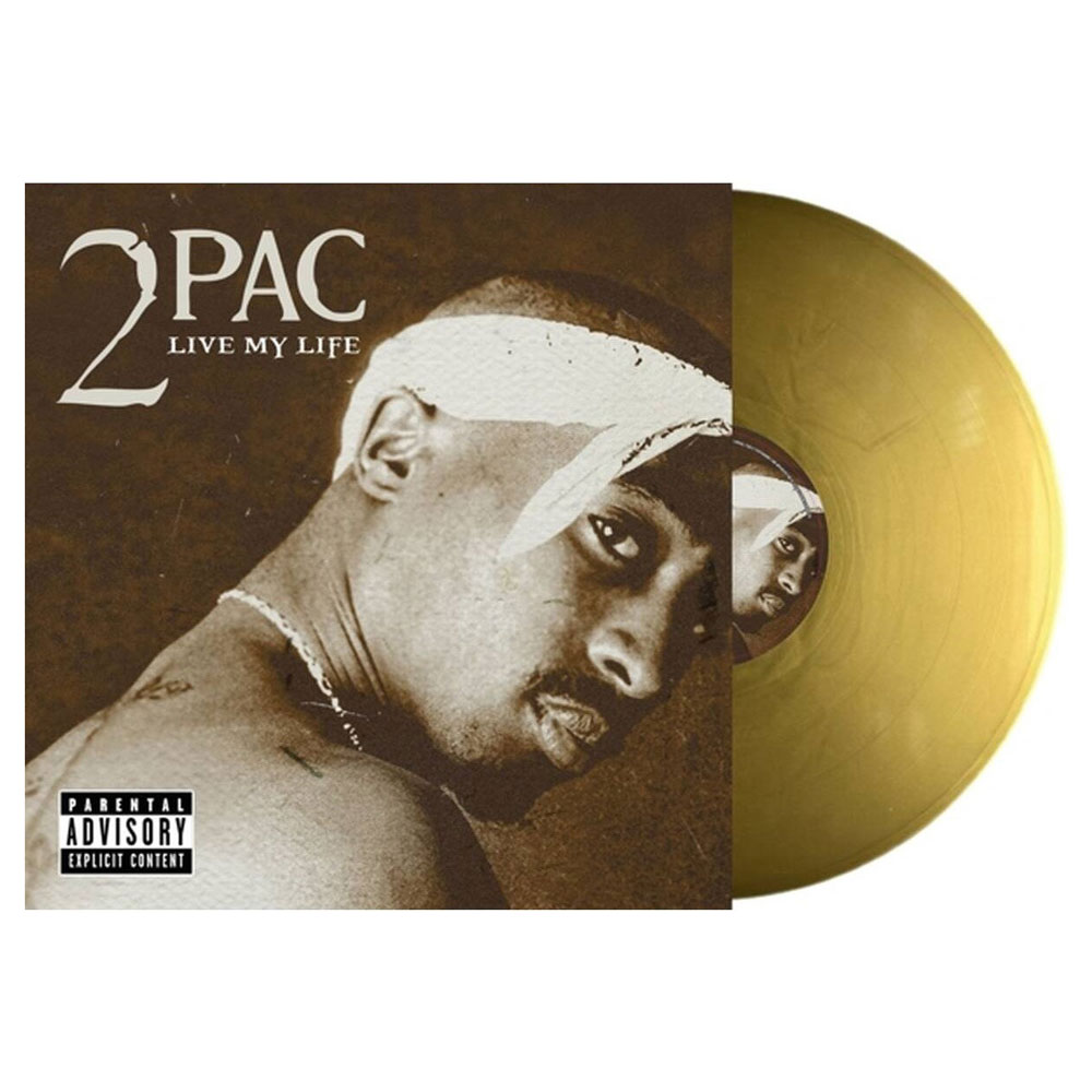 2Pac - Live My Life (Gold Marbled) - LP