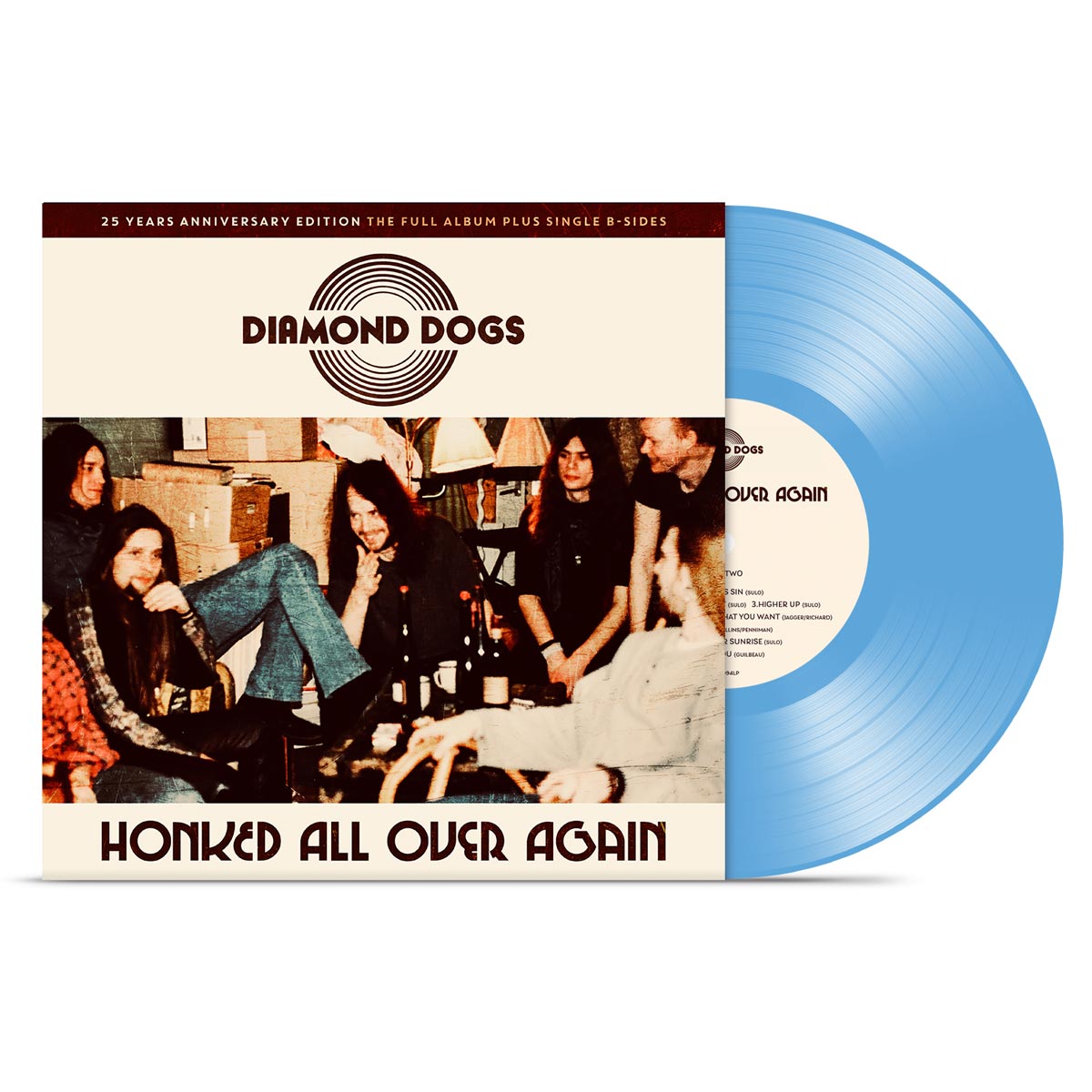 Diamond Dogs - Honked All Over Again (Blue Vinyl) - LP