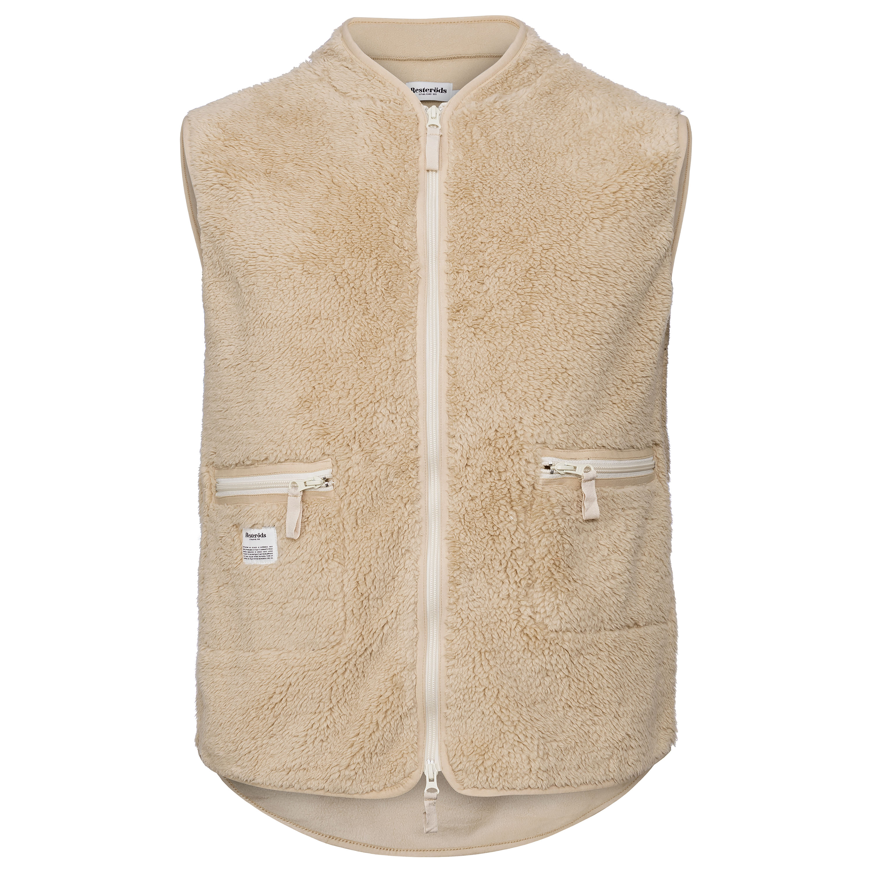 Resteröds Fleece Vest Beige
